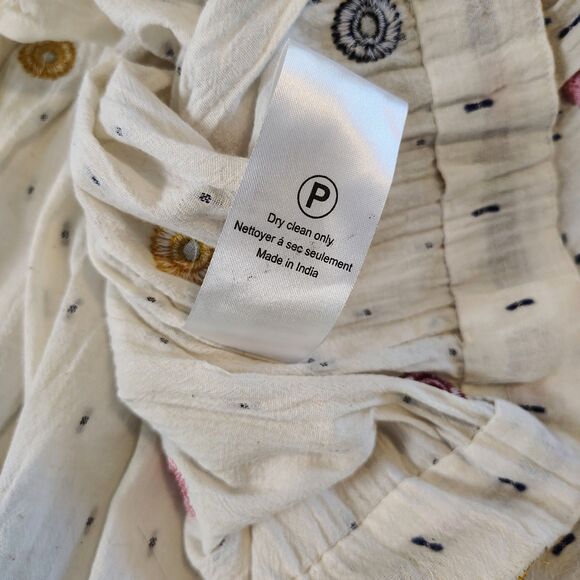 Anthropologie Payal Pratap Nora Midi Embroidered Artisan Festival Boho Dress 8 - Picture 11 of 15